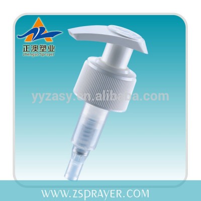 New pp and design Plastic lotion pump 24/410 28/410 for big discharge rate inneer spring